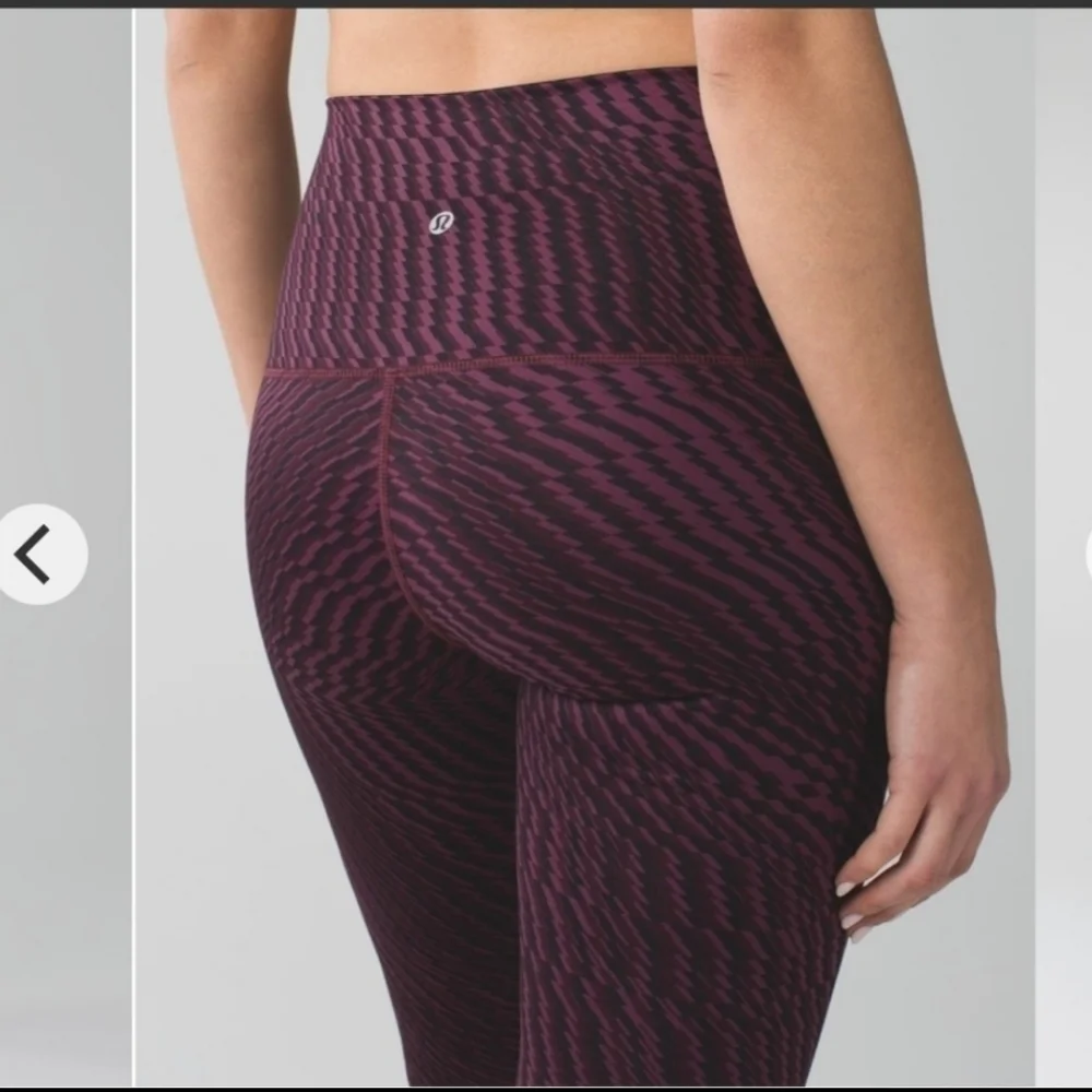 Lululemon Hi Rise Wunder Under size 6 Summer Workout Trainer Legging